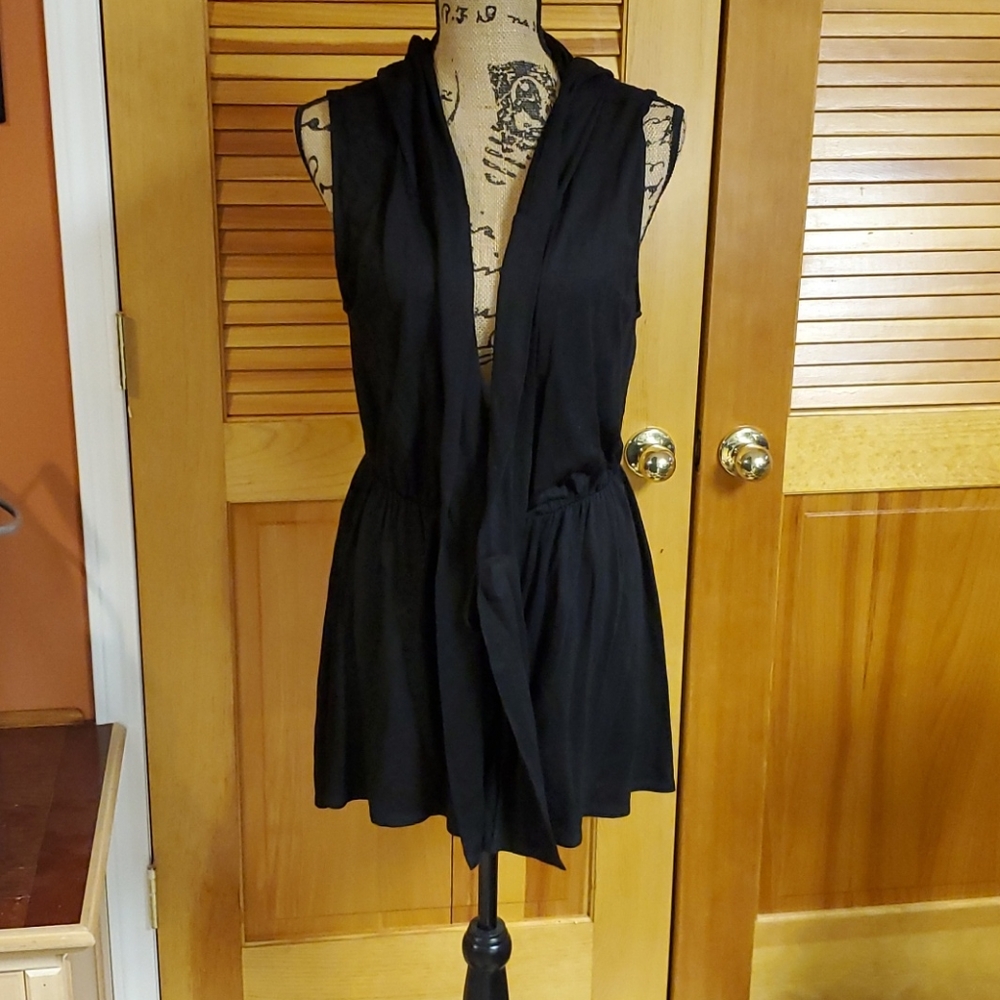 Black dressy vest